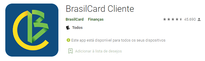 BrasilCard Saldo